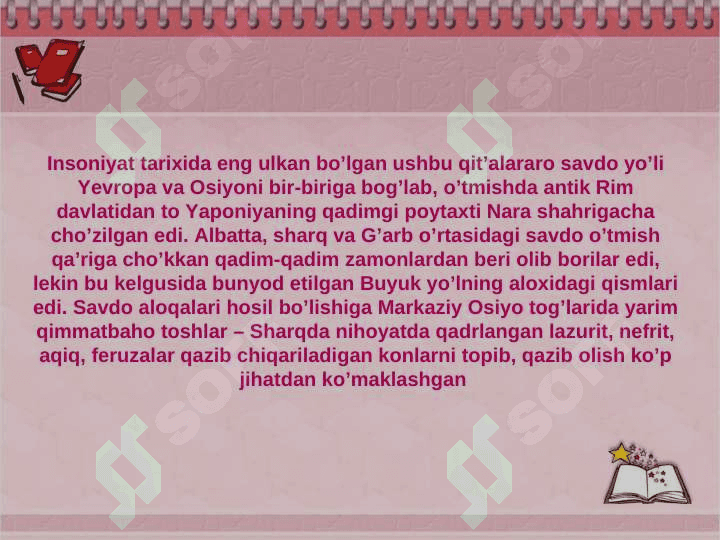 Buyuk ipak yo’li 2