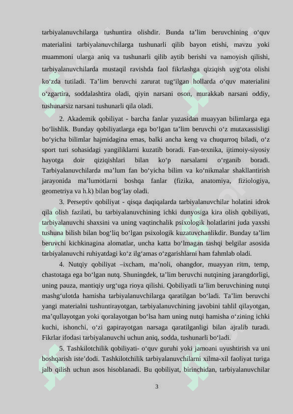 TARBIYAVIY JARAYONDA PEDAGOGIK QOBILIYAT VA MULOQOT MADANIYATI 3