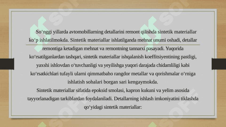 Detallarni tiklashning maqbul usulini tanlash 2