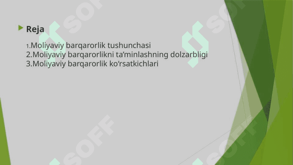 MOLIYAVIY BARQARORLIK KO‘RSATKICHLARI VA ULARNI OSHIRISH YO‘LLARI 2