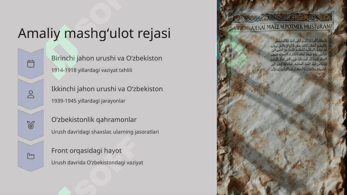 Jahon urushlari va Oʻzbekistonning ishtiroki 2