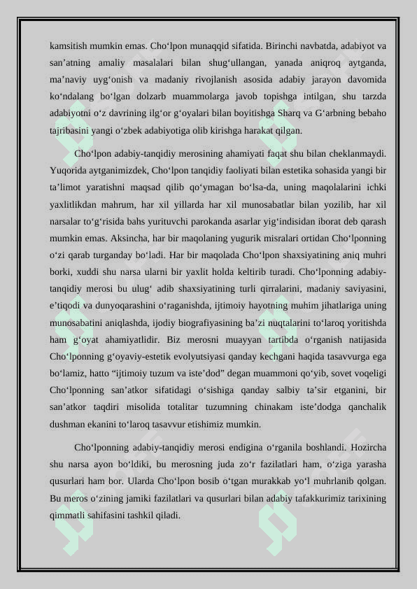 ADABIYOT YASHASA – MILLAT YASHAR 2
