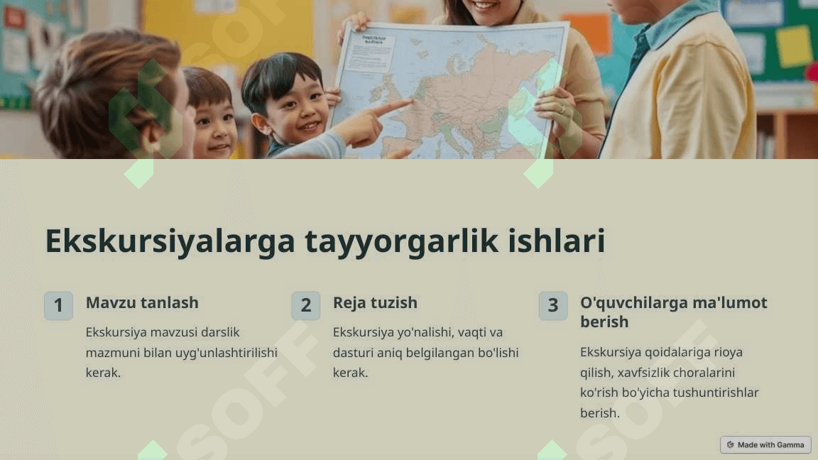 Boshlang'ich sinf tarbiya darslarida ekskursiyalar tashkil etish 4