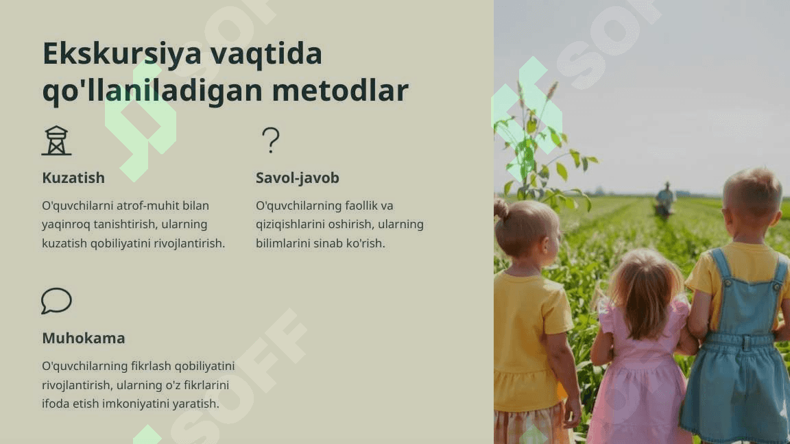 Boshlang'ich sinf tarbiya darslarida ekskursiyalar tashkil etish 5