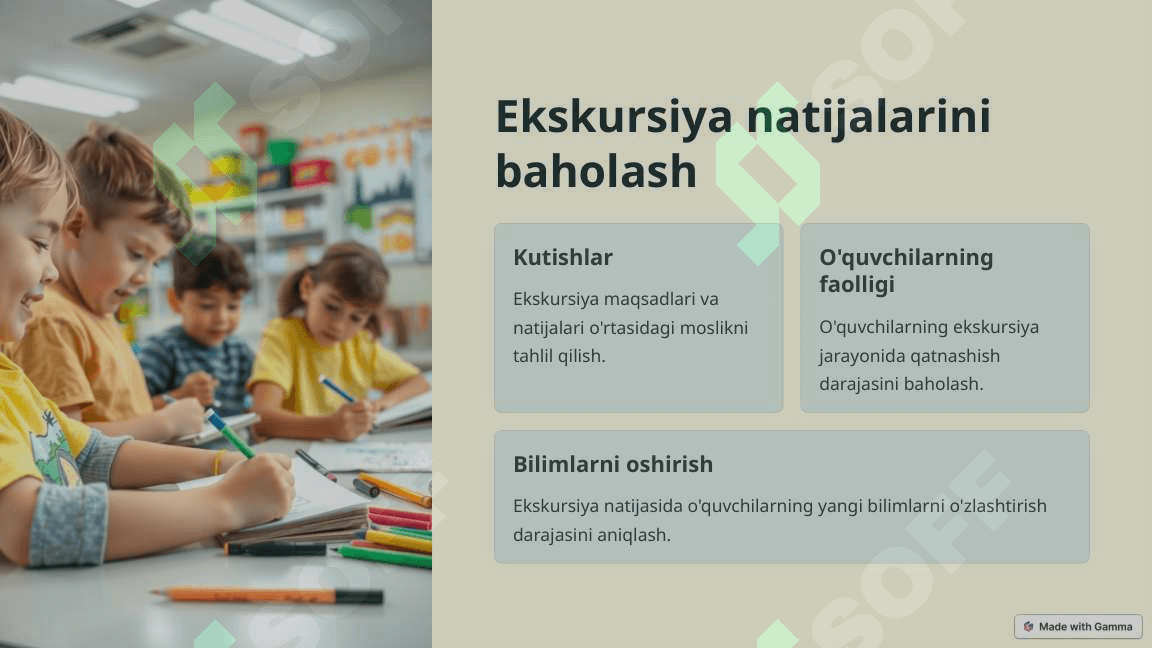 Boshlang'ich sinf tarbiya darslarida ekskursiyalar tashkil etish 7