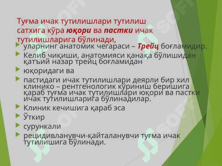 Ичак тутилиши 3
