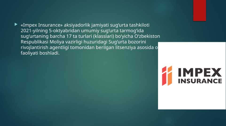 «Impex Insurance» aksiyadorlik jamiyati