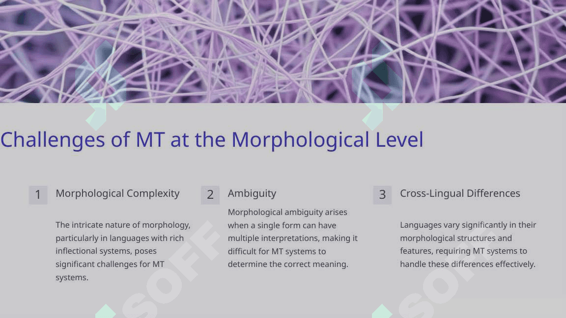 Linguistic Problems of Machine Translation at the Morphological Level 4