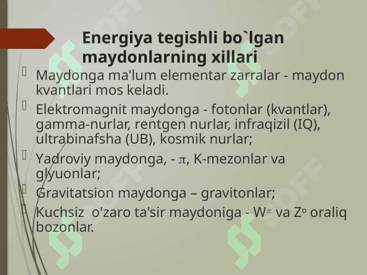 “Modda tuzilishi” zamonaviy kimyoning nazariy asosi. Asosiy tushunchalar 5
