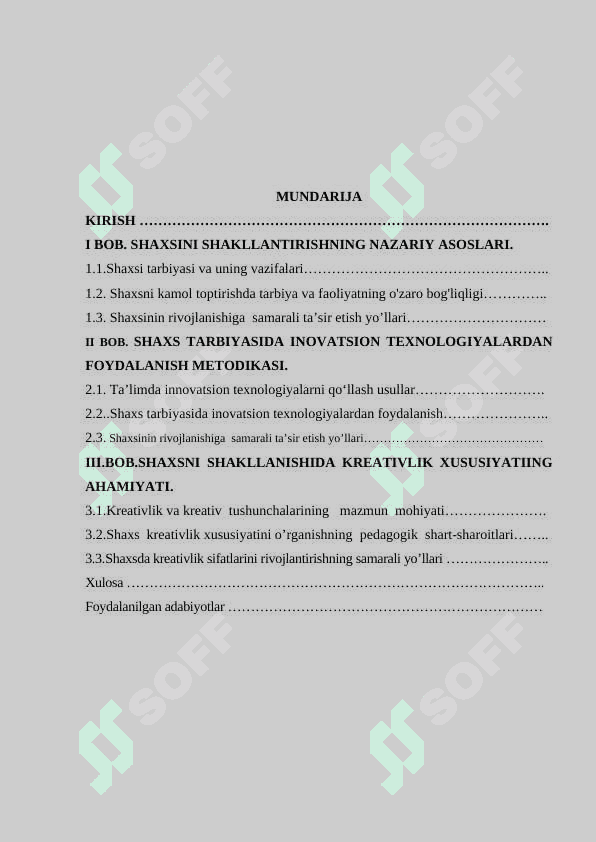 Shaxs tarbiyasida pedagogik texnologiyalardan foydalanish 2