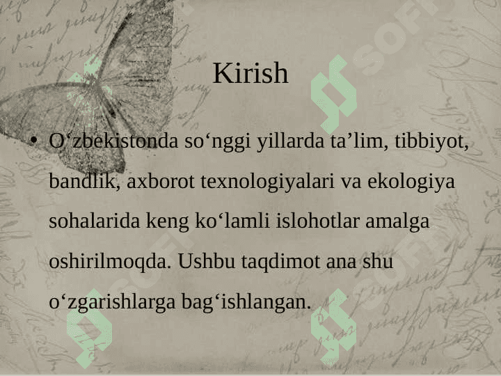 Oʻzbekiston Respublikasida Ijtimoiy Oʻzgarishlar 2