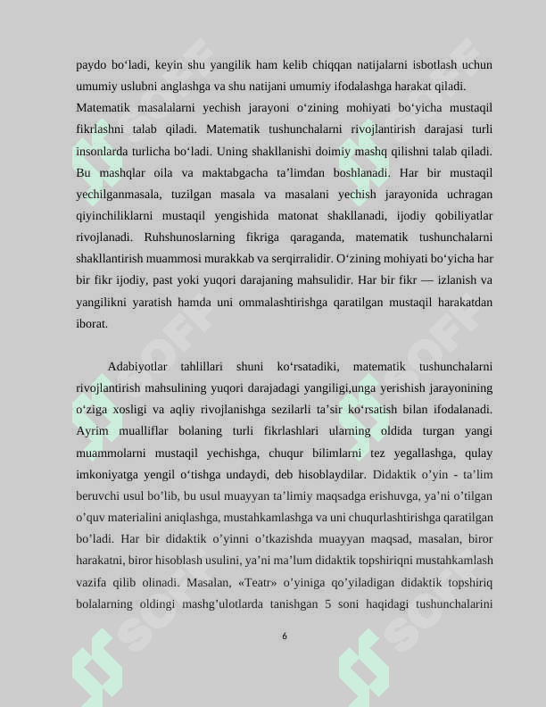 Maktabgacha yoshdagi bolalarda matematik tasavvurlarni shakllantirishda didaktik o‘yinlarning ahamiyati 6