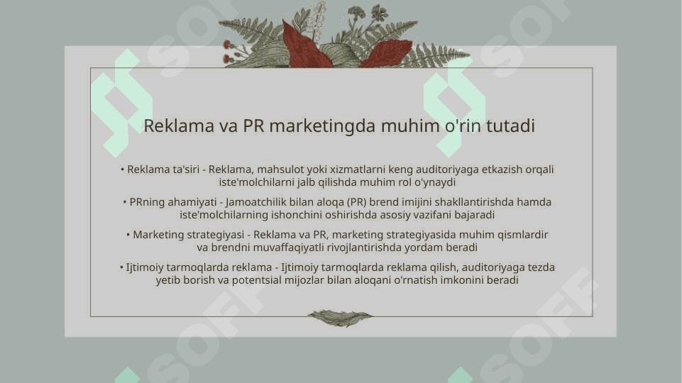 Marketing tizimi va sohasi 3