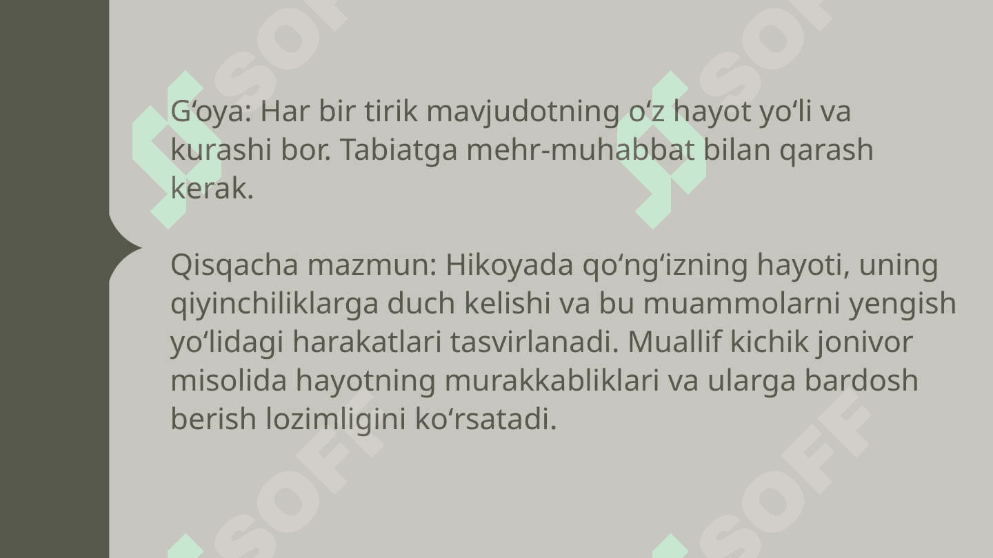 Asar nomi: Dum-dumaloq qoʻngʻiz Muallif: Aziz Abdurazzoqov Hikoya. Blum taksonomiyasi 3