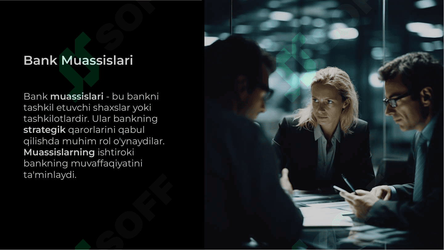 Bankning muasisslari va bank ustav kapitali 3