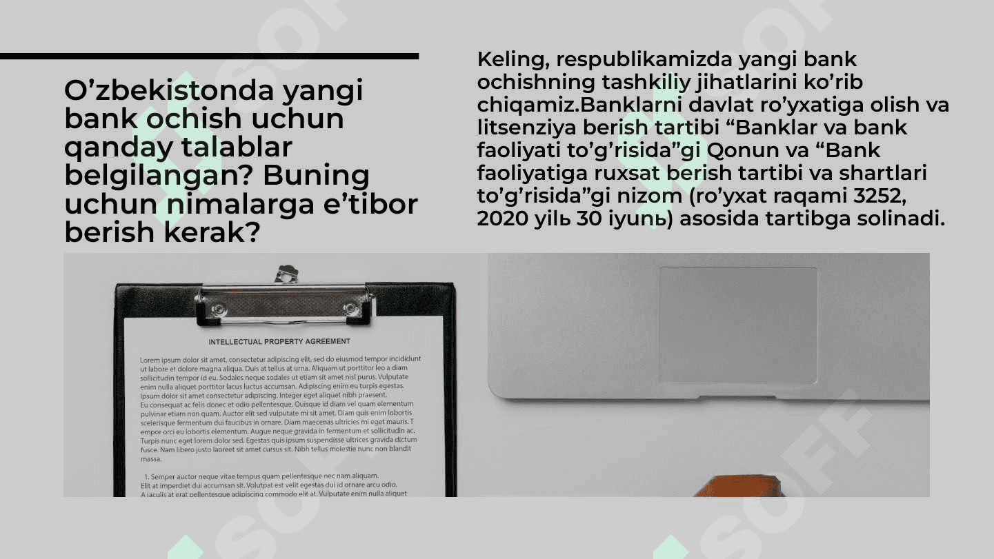 Banklarni litsenziyalash taribi va bosqichlari 4