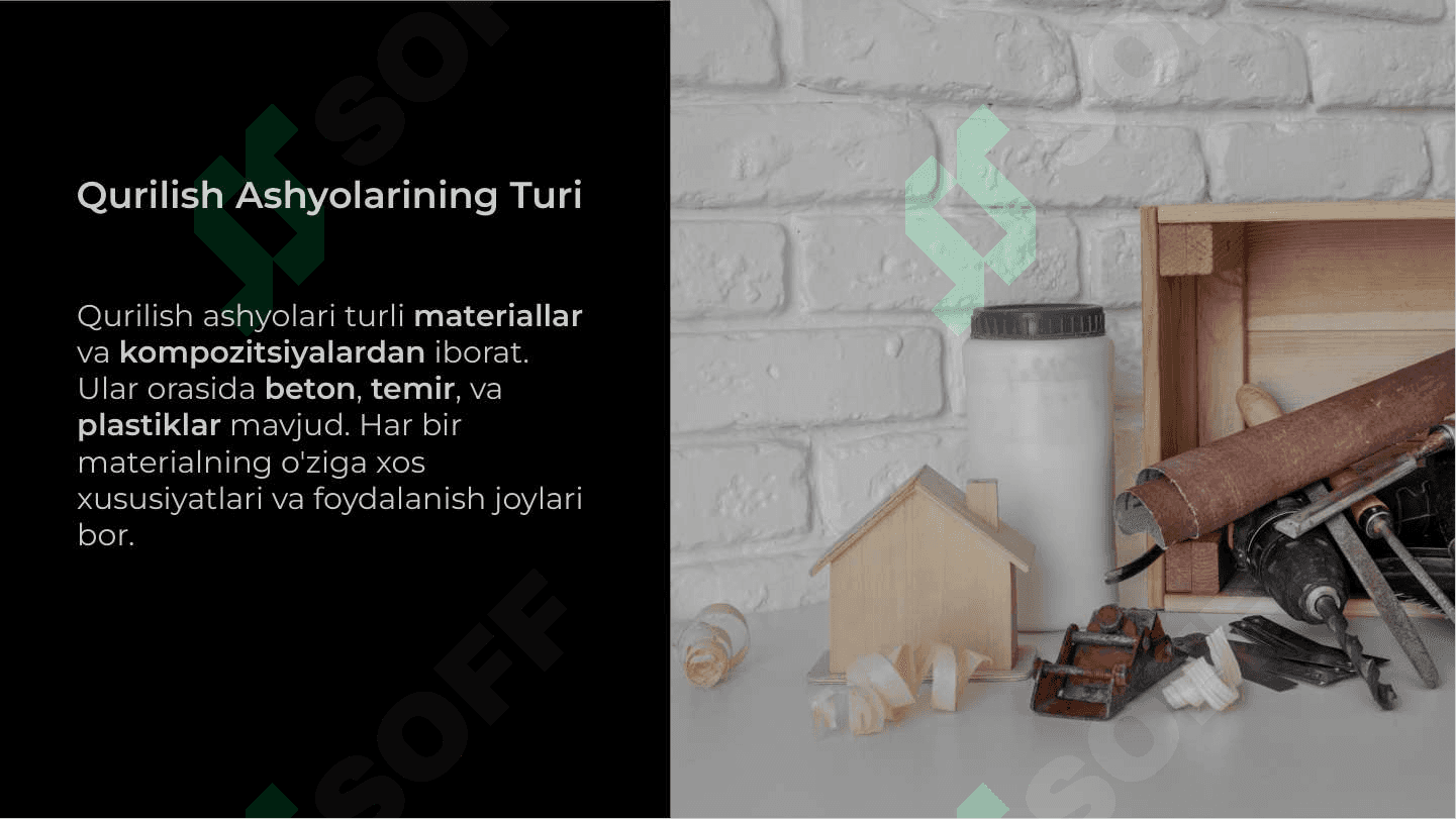 Qurilish ashyolarining tayyorlashning asosiy prinsiplari, asosiy nazariy yo'nalishlar tahlili 3