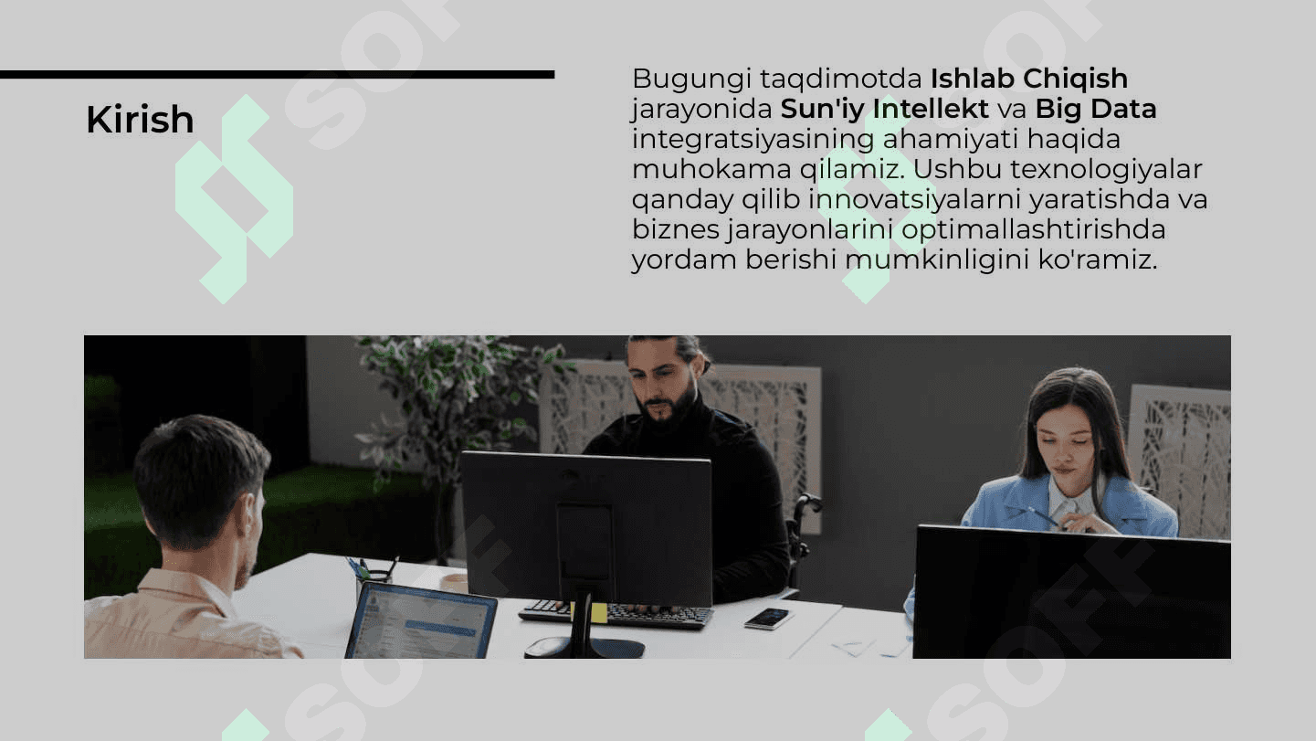 Ishlab chiqarish sun'iy intellekt va big data 2