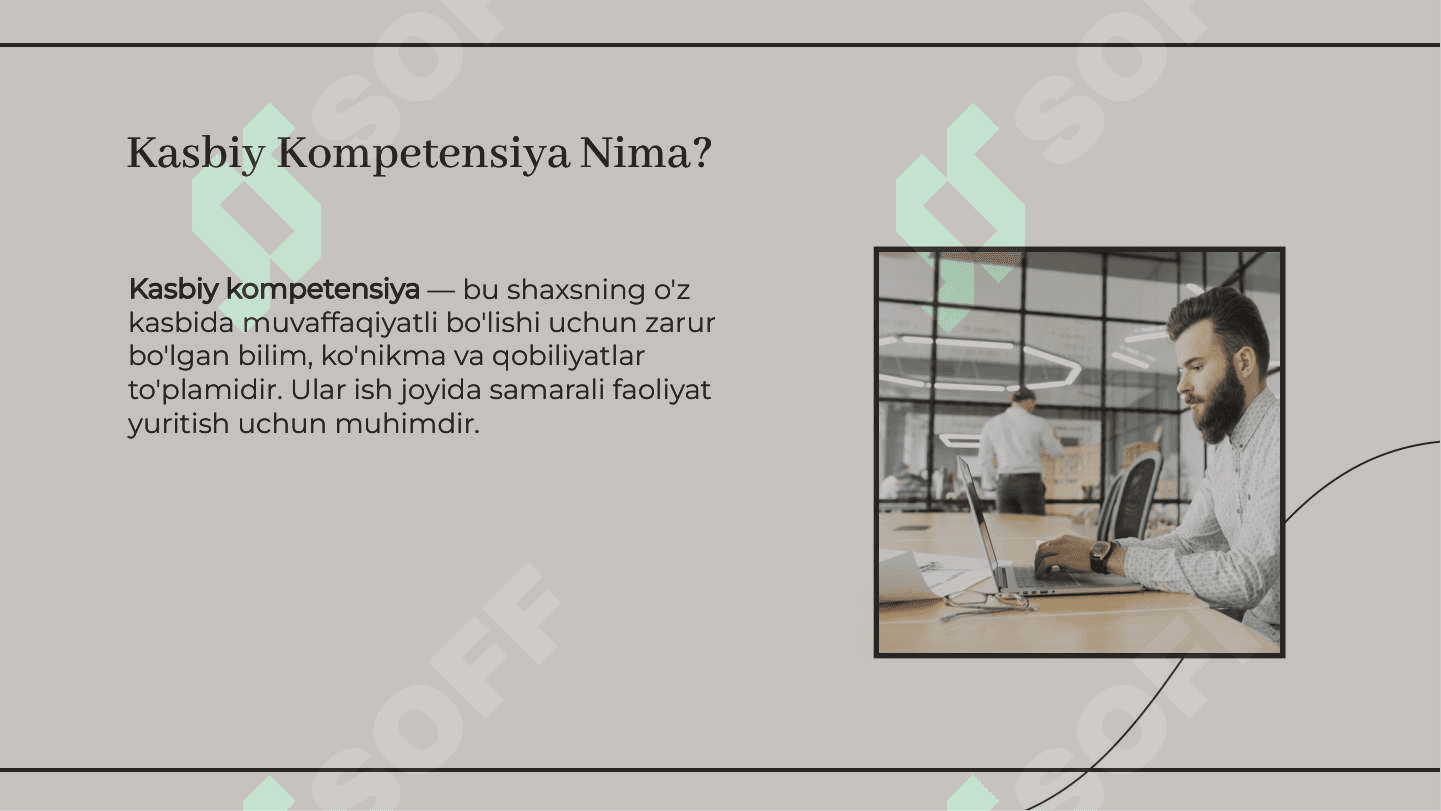 Kasbiy Kompetensiyalarning O'ziga Xos Xususiyatlari 3