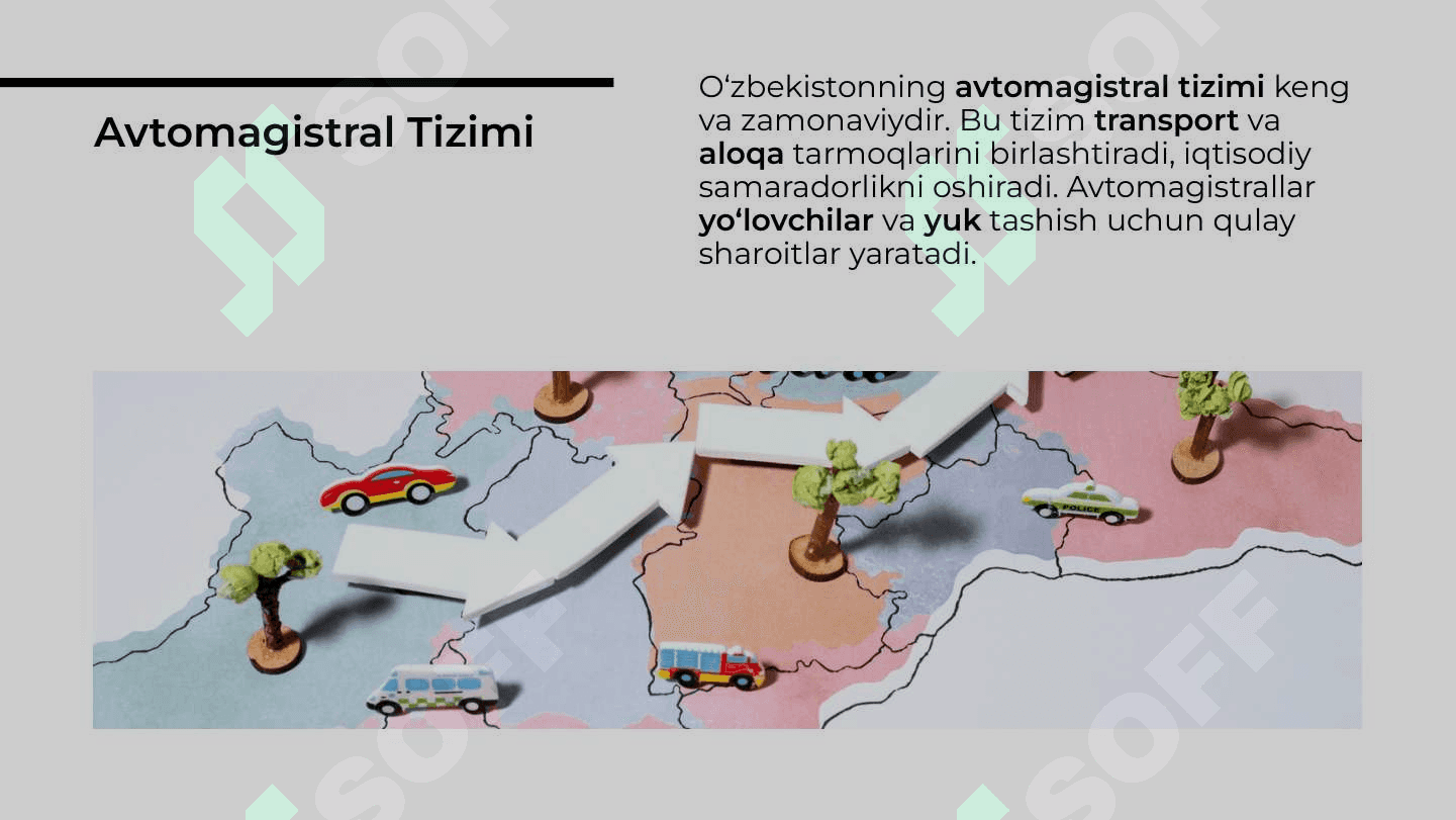 Zamonaviy avto magistrallarni o‘rganish - O‘zbek milliy avtomagistrallari 3