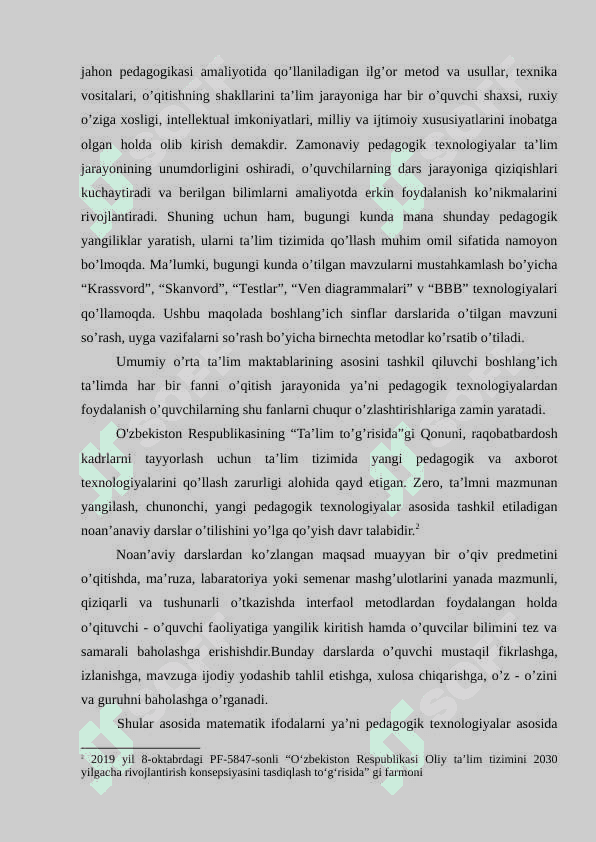 Boshlang’ich ta’limda zamonaviy pedagogik texnologiyalar 3