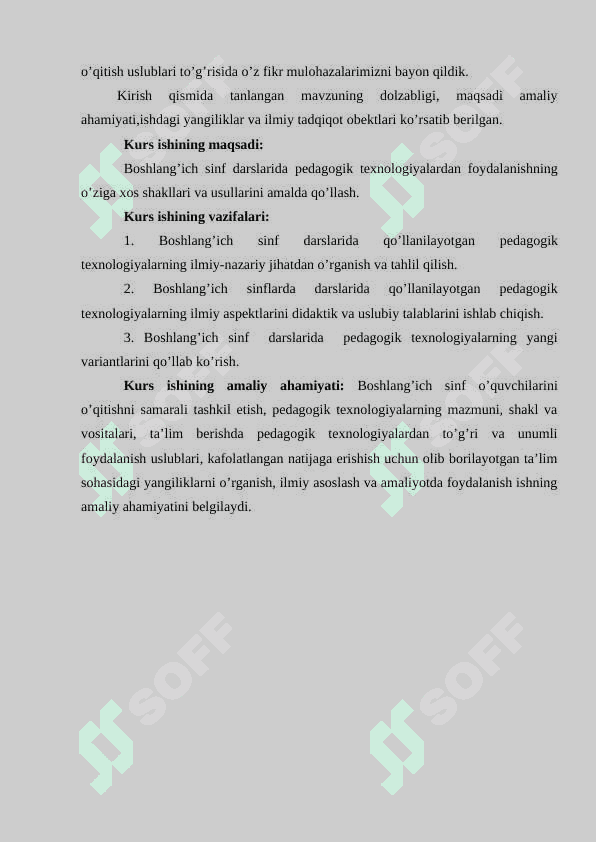 Boshlang’ich ta’limda zamonaviy pedagogik texnologiyalar 4