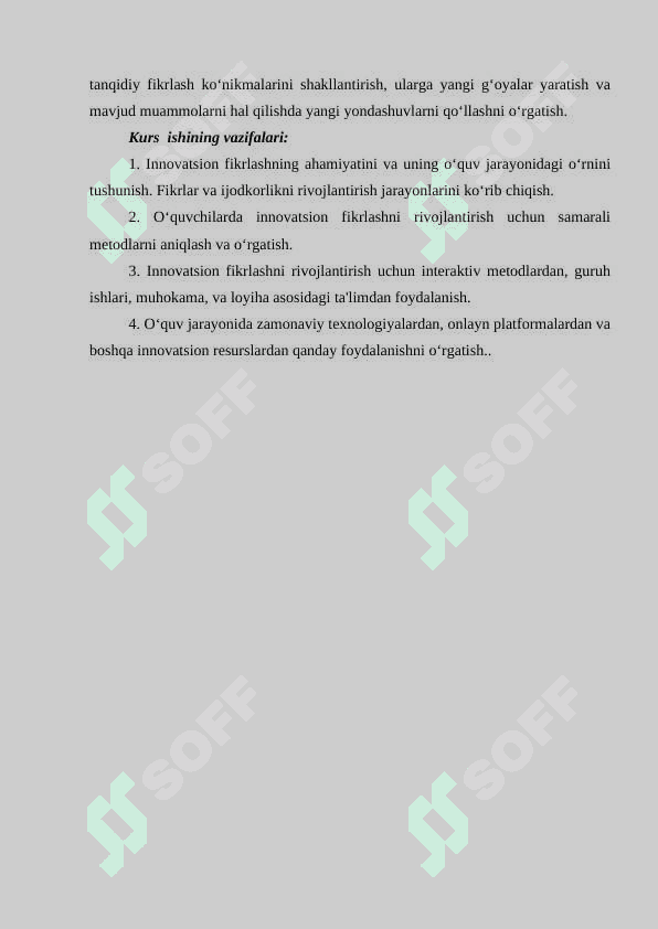 O‘quv jarayonida innovatsion fikrlash 4