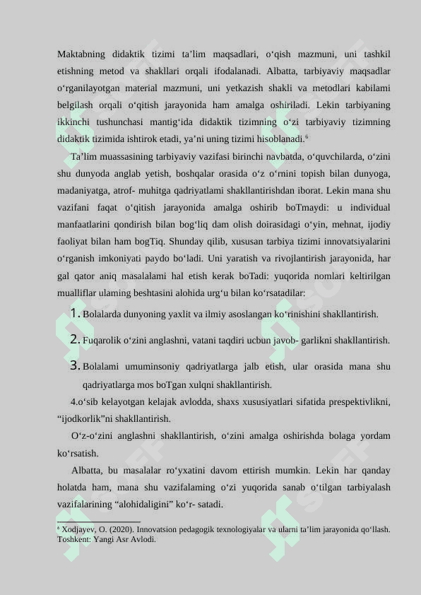 O‘quv jarayonida innovatsion fikrlash 7