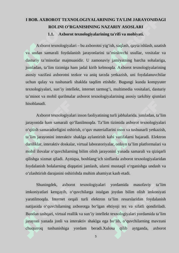 Axbarot texnologiyari-boshlang'ich sinf o'quvchilarida iqtisodiy bilim faoliyati vositasi sifatida. 5