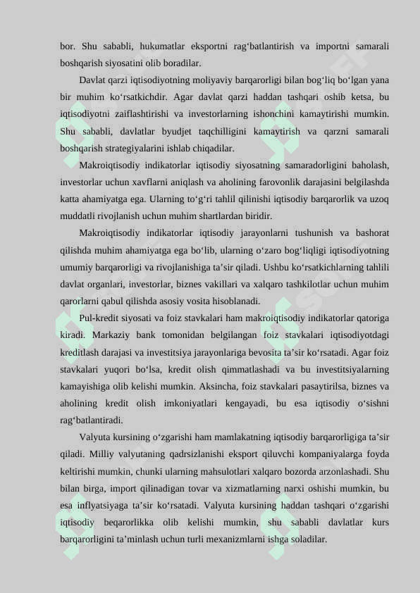 Makroiqtisodiy indekatorlarni ishlab chiqarish 3