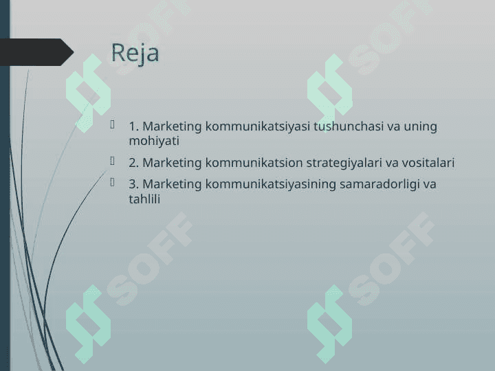 MARKETINGDA KOMMUNIKATSION SIYOSAT 2