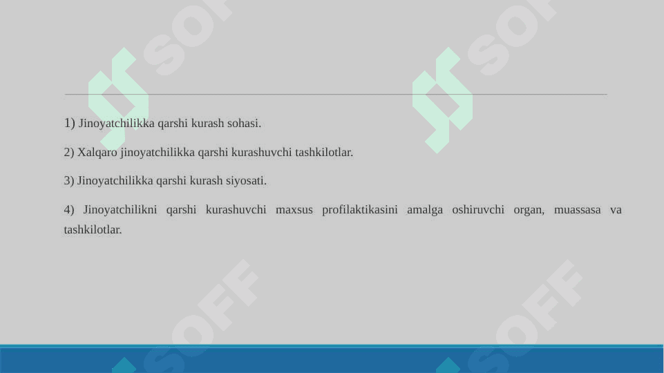 Jinoyatchilikka qarshi kurash sohasida xalqaro hamkorlik 2