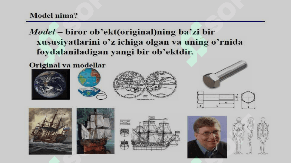 MODELLARNING TUZULISH USULLARI 4