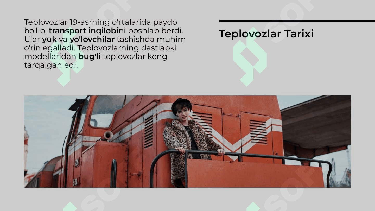 Temir yo'l transporti teplovozi 3