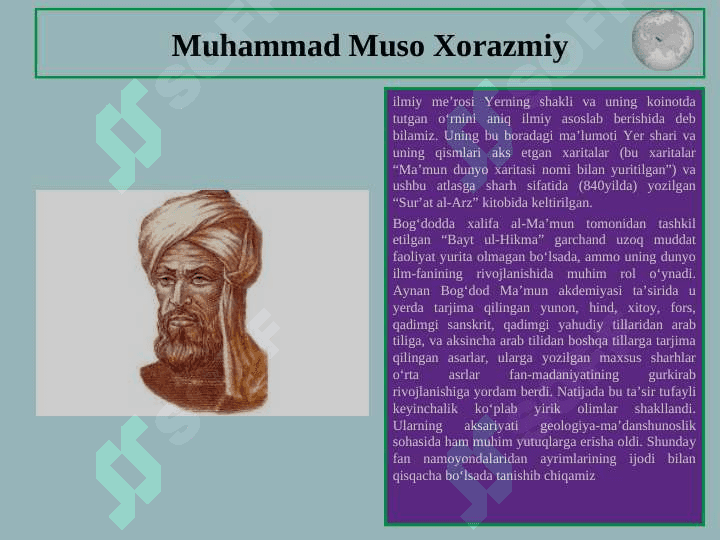 Geologiya fanining rivojlanish tarixi 6