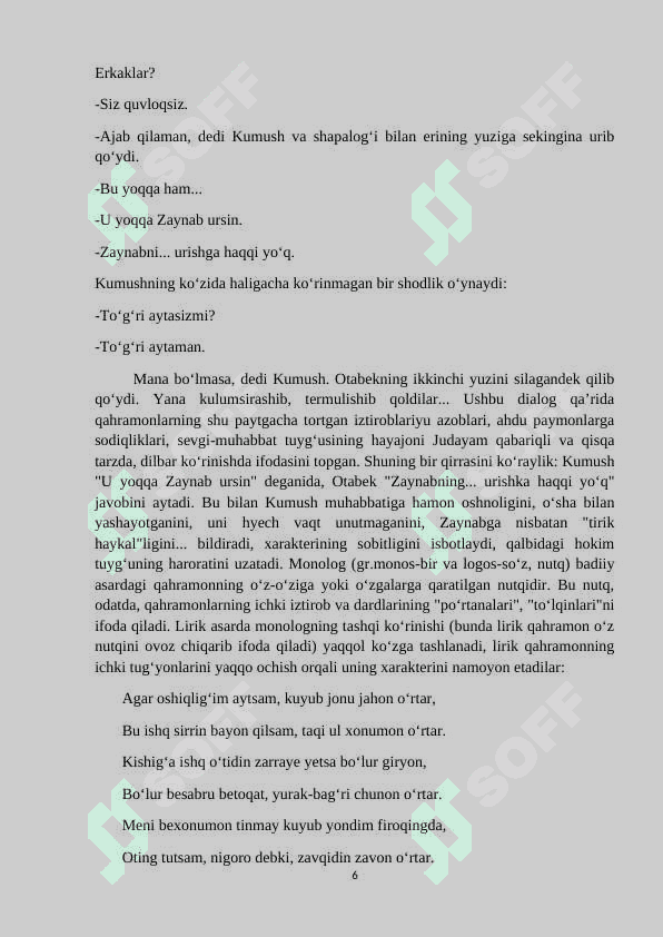 Badiiy nutqda so‘z kengaytiruvchilar KURS ISHI 6