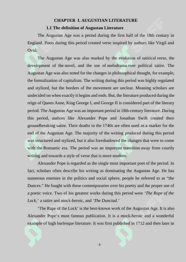 AUGUSTIAN LITERATURE 4