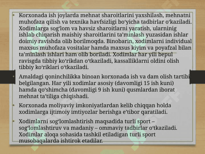 Korxona tovar va baho siyosatining tahlili 6