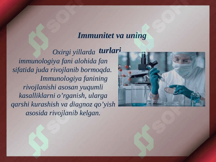 Immunitet va emlash dezinfeksiya dezinseksiya deratizatsiya 2