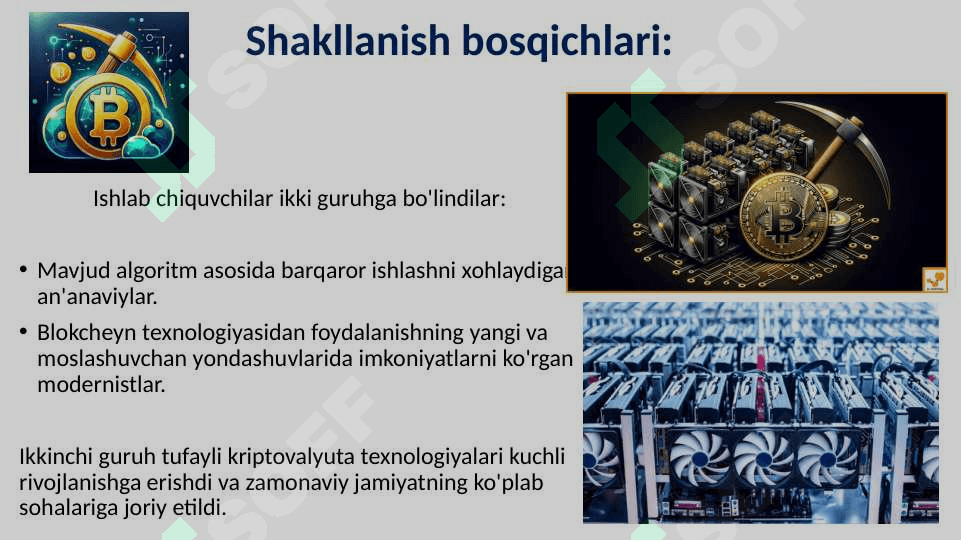 Kriptovalyutalar tarixi va tasnifi 7