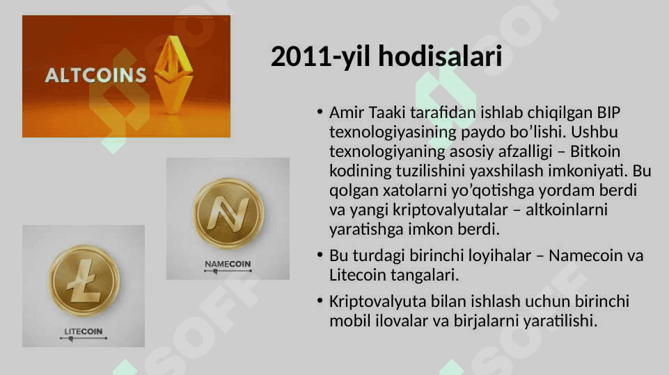 Kriptovalyutalar tarixi va tasnifi 8