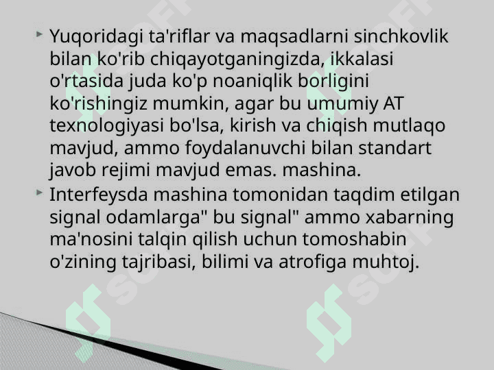 Inson-mashina interfeysini boshqarish 8