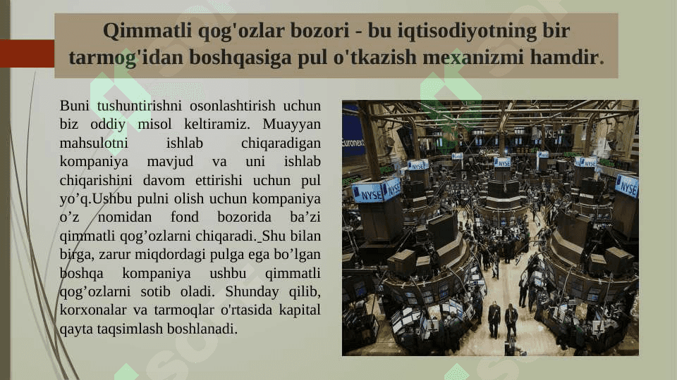 investitsiyalar va qimmatli qog'ozlar 4