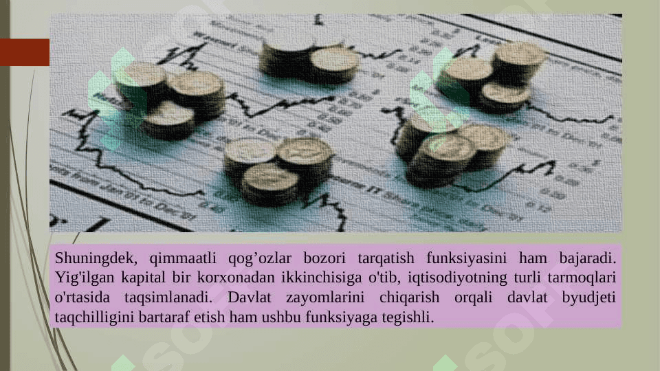 investitsiyalar va qimmatli qog'ozlar 7
