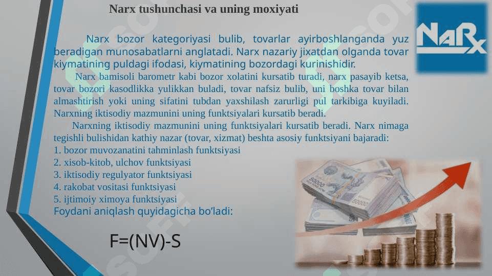 MARKETINGDA NARXLASHTIRISH SIYOSAT 2