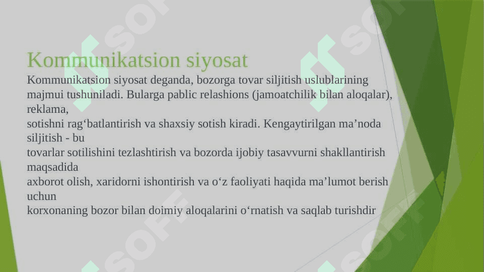MARKETINGDA KOMMUNIKATSION SIYOSAT 3
