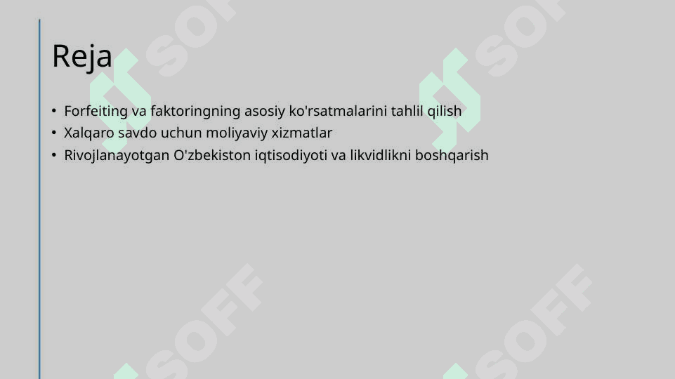 Forfeyting va faktoring operatsiyalari 2