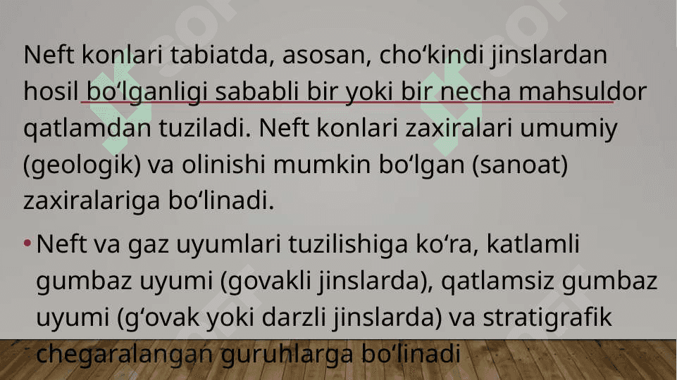 Neft va gaz konlari Va uyumlari 3