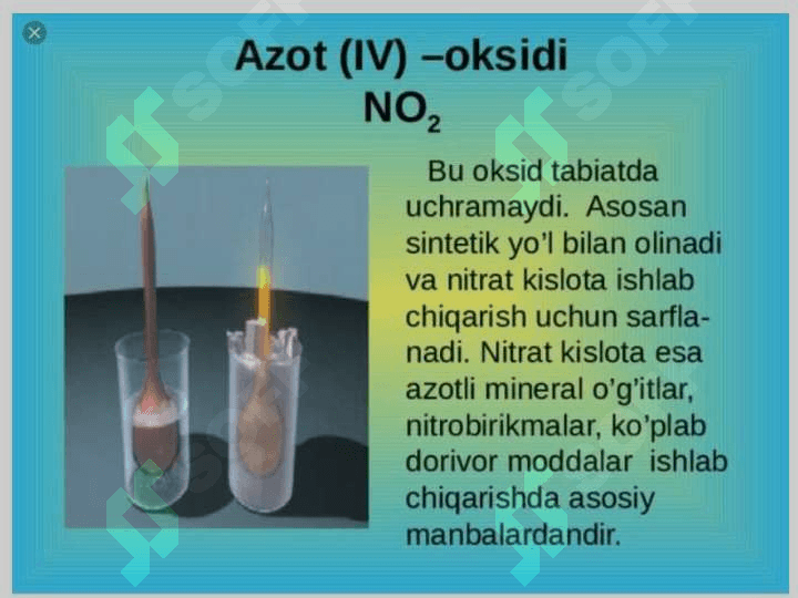 Netroza gazlarida nitrat kislota ishlab chiqarish texnologiyasi 3