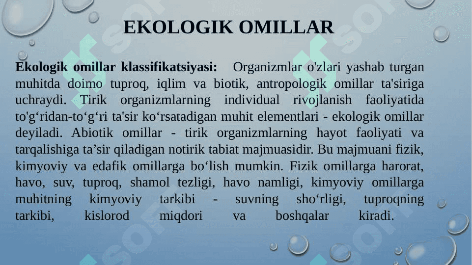 O’zbekistonda ekologik siyosatning mohiyati va uning bugungi kundagi ahamiyati 4